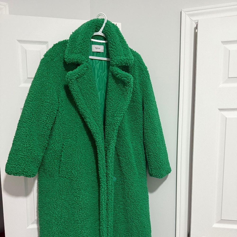 Faux winter coat